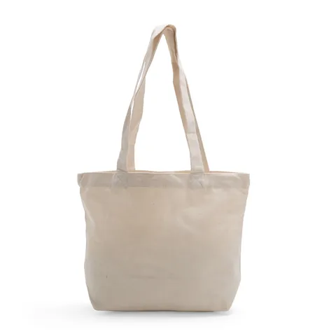 Sacola ecobag de lona personalizada impermeável 24 × 35 cm