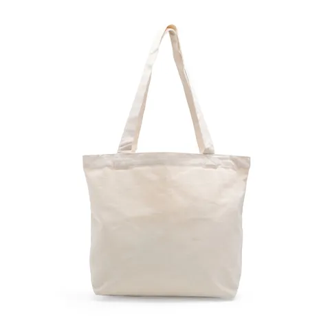 Sacola ecobag de lona personalizada impermeável 32 × 43 cm