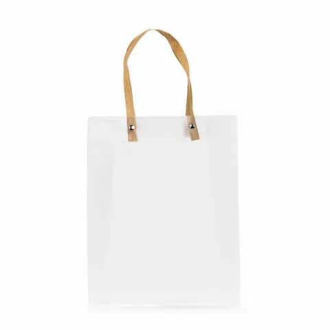 Sacola plástica personalizada fosca 35 × 20 cm