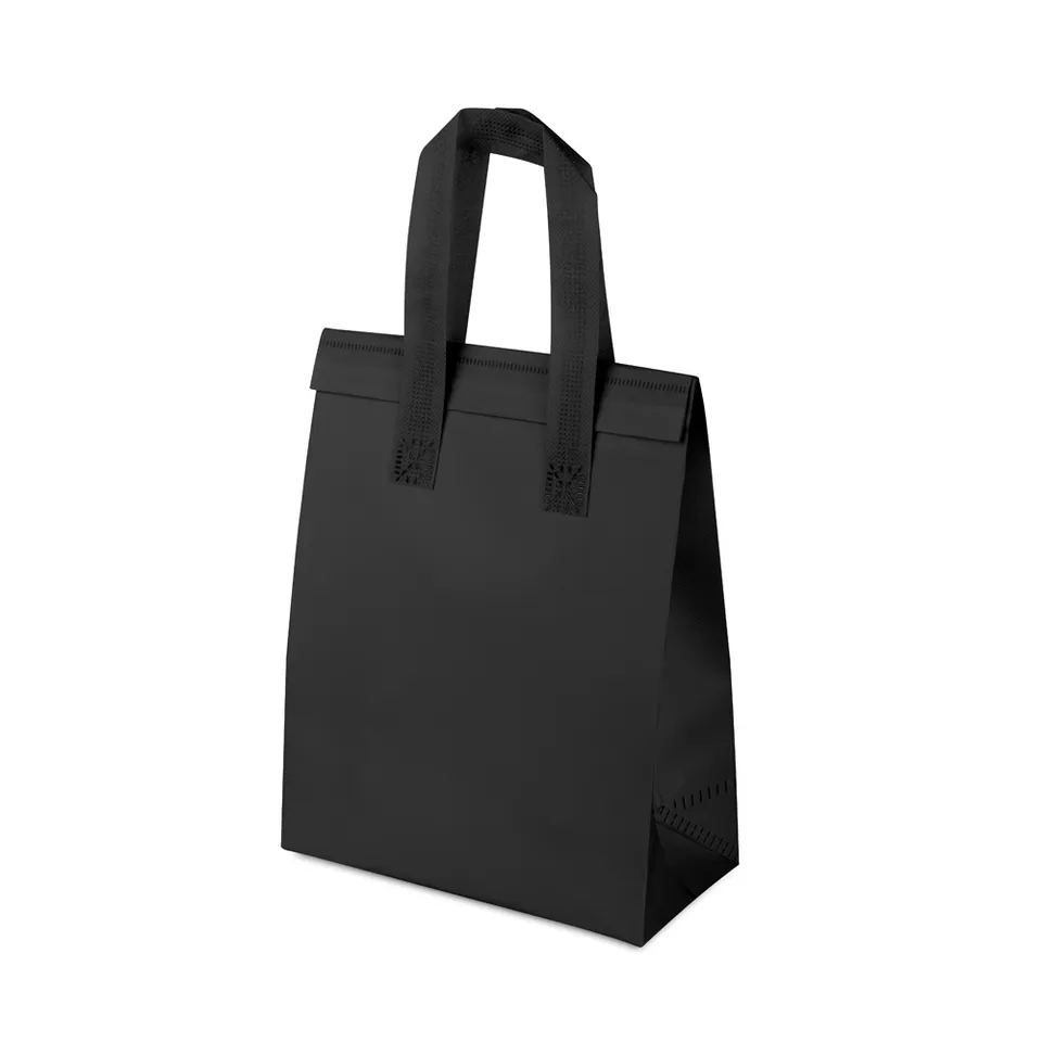 Sacola térmica personalizada 5 litros na cor preto