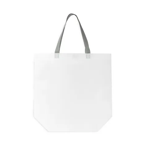 Sacola TNT laminada personalizada impermeável fosca 32 × 40 cm
