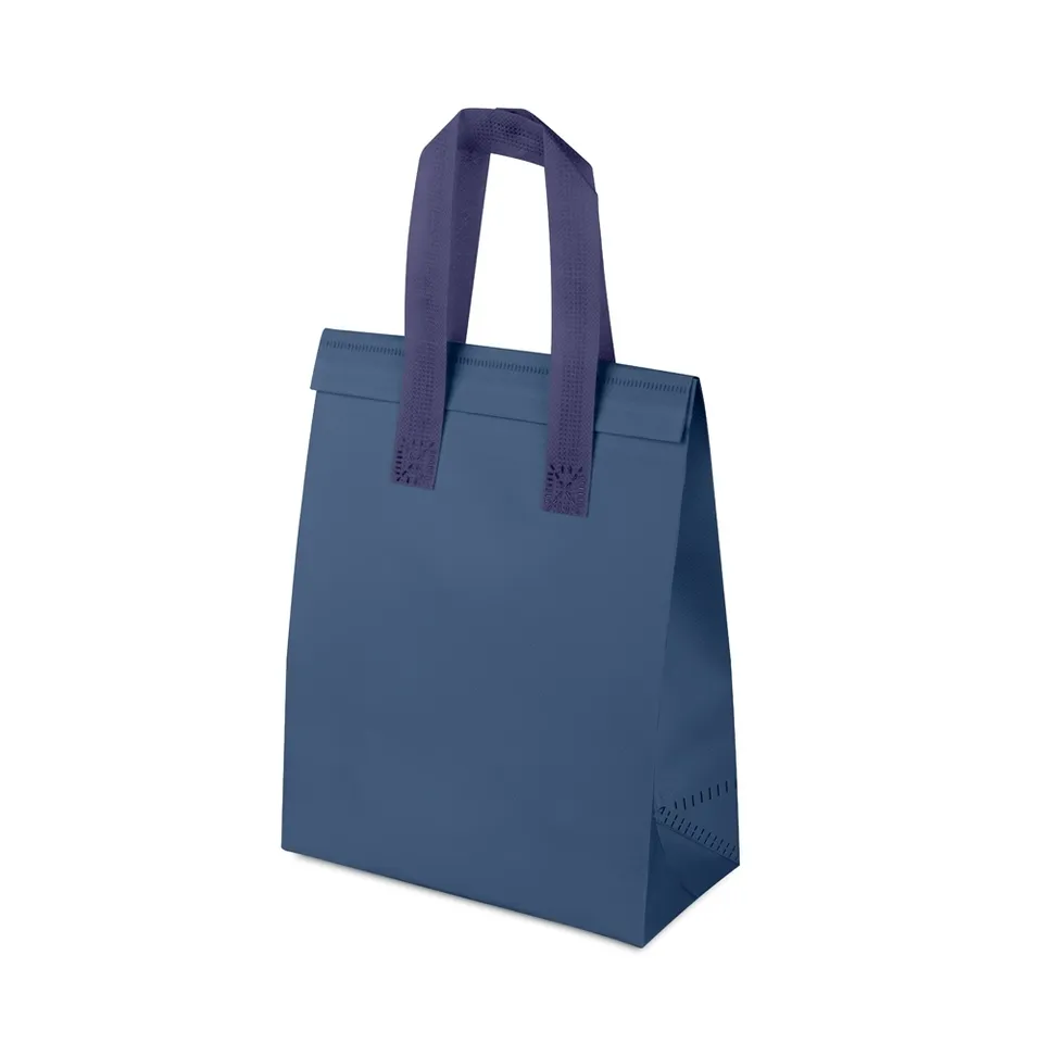 Sacola TNT térmica personalizada 10 litros na cor azul