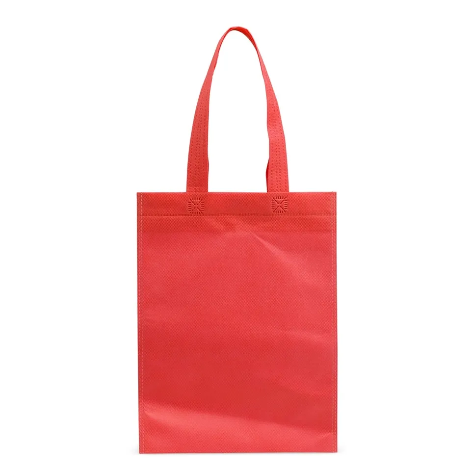 Sacola TNT personalizada impermeável na cor vermelho