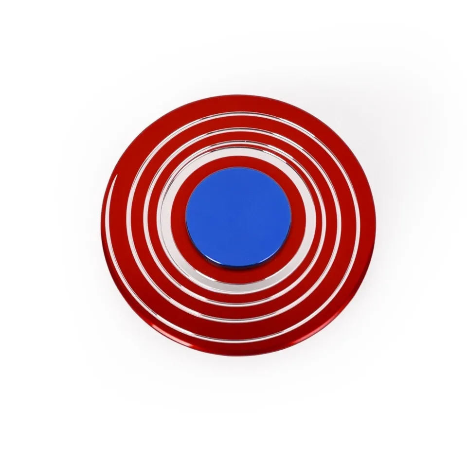 Spinner escudo c/ estojo na cor azul