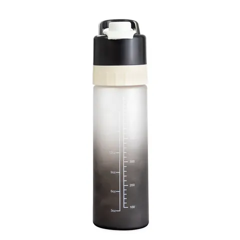Squeeze plástico borrifador personalizado 650 ml com marcação de volume e tampa servidora
