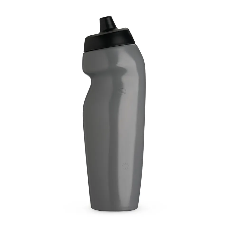 Squeeze plástico personalizado 640 ml na cor cinza