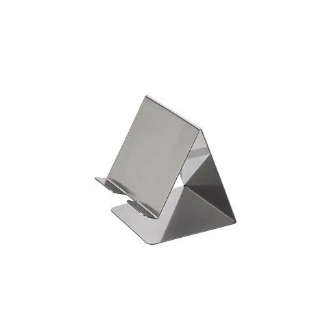 Suporte para celular de inox personalizado 9,5 × 6,9 cm