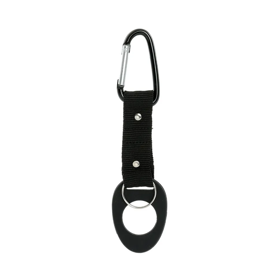 Suporte para garrafa na cor preto
