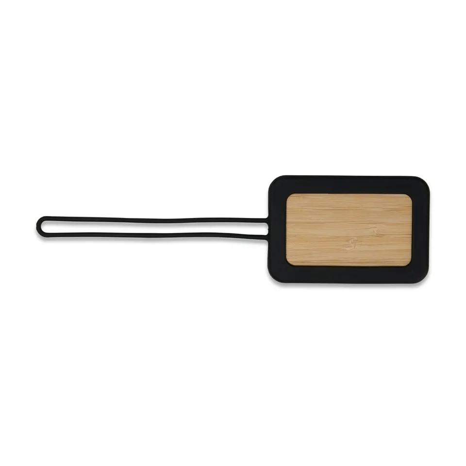 Tag identificador de bagagem na cor preto