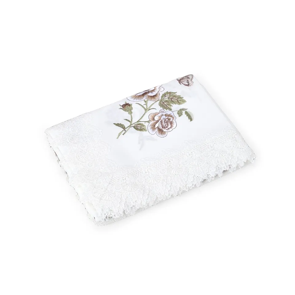 Toalha mesa quad. 2,13 m x 2,13 m na cor branco
