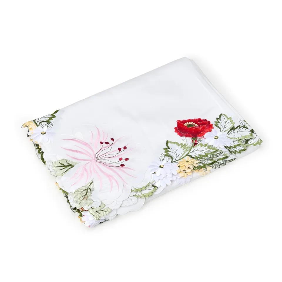 Toalha mesa ret. 3 m x 1,7 m na cor branco