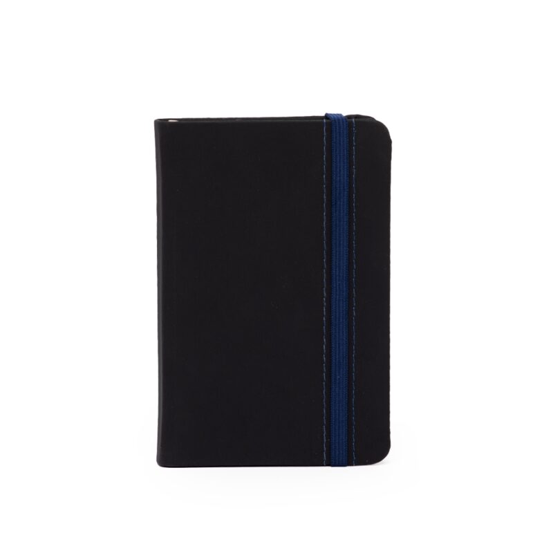 CADERNETA EMBORRACHADA C/COSTURA S/PAUTA