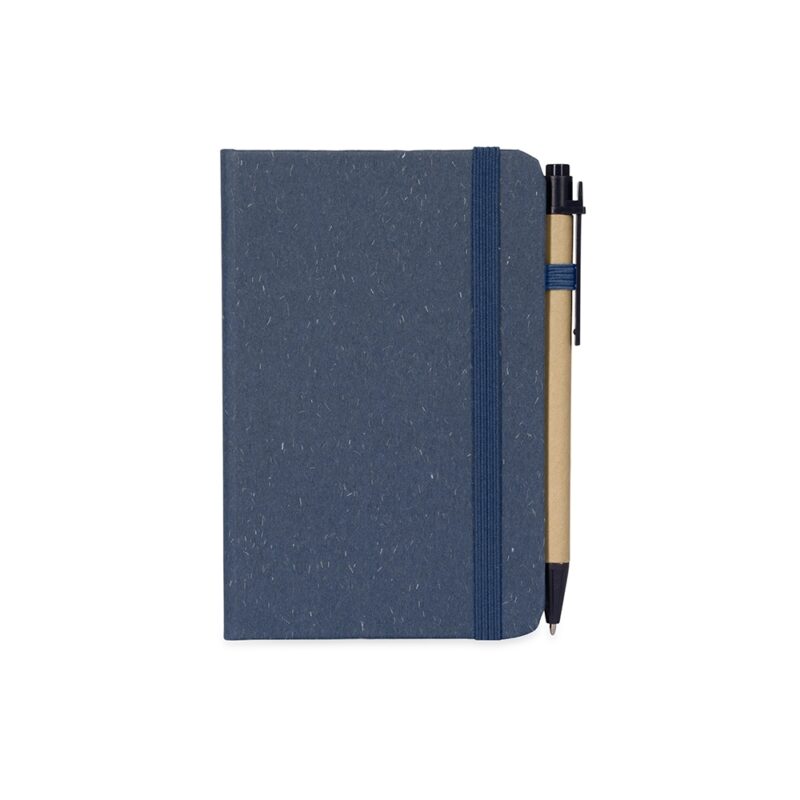 CADERNETA PALHA DE TRIGO COM CANETA