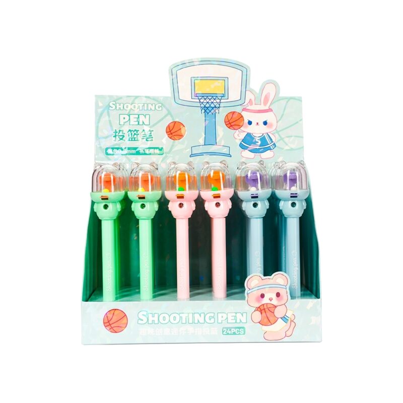 CANETA PLÁSTICA BASQUETE