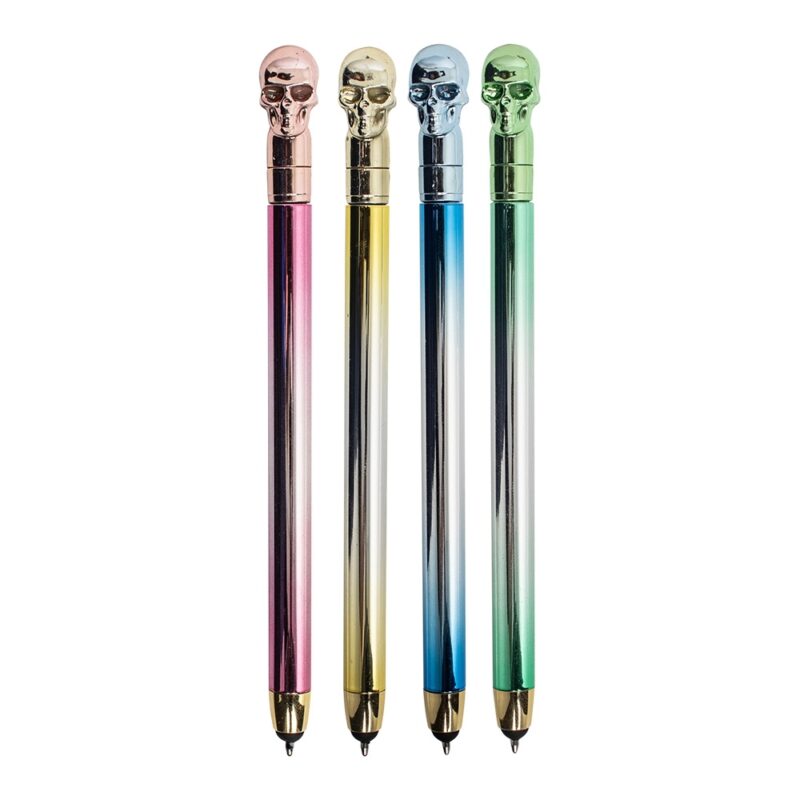 CANETA PLÁSTICA CAVEIRA