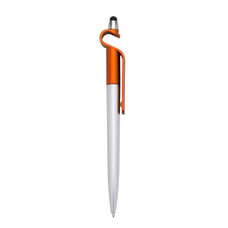 CANETA PLÁSTICA P. CELULAR E PONTA TOUCH