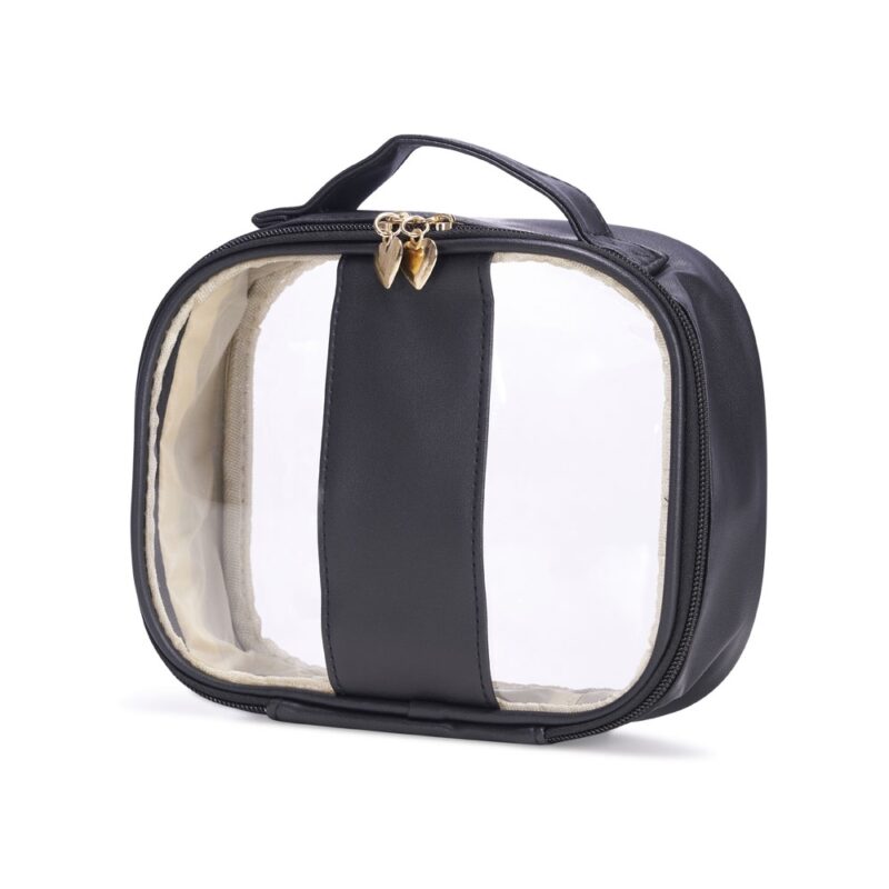 NECESSAIRE EM PVC E PU TAM.M
