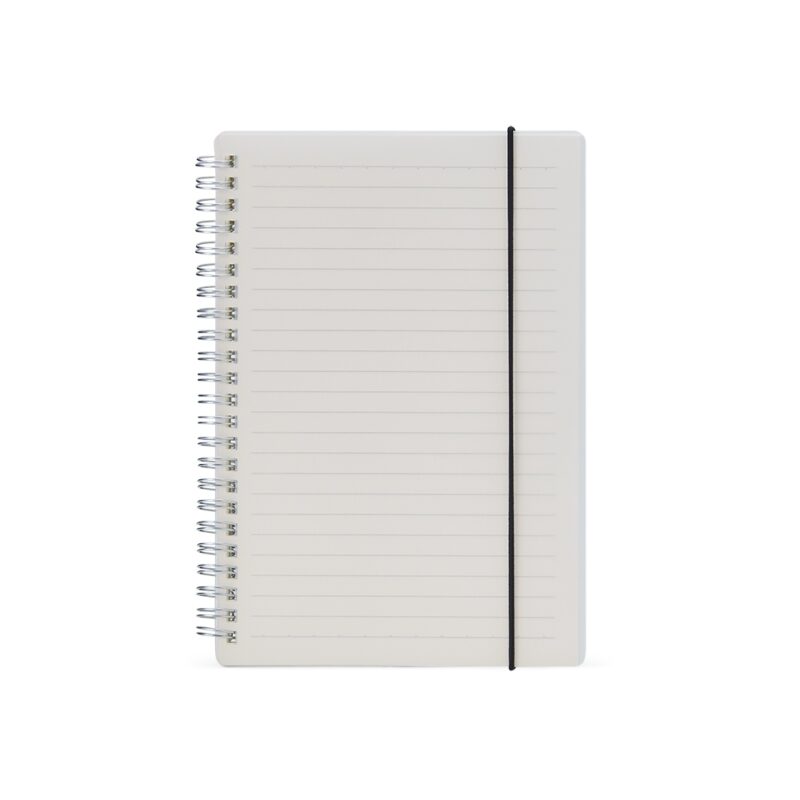 CADERNO COM CAPA PLÁSTICA