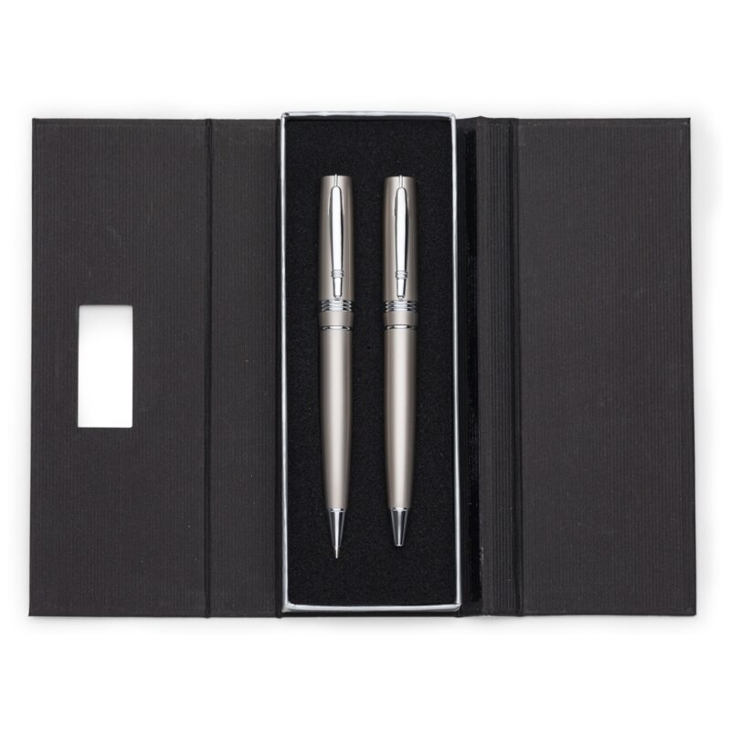 CONJUNTO CANETA E LAPISEIRA METAL