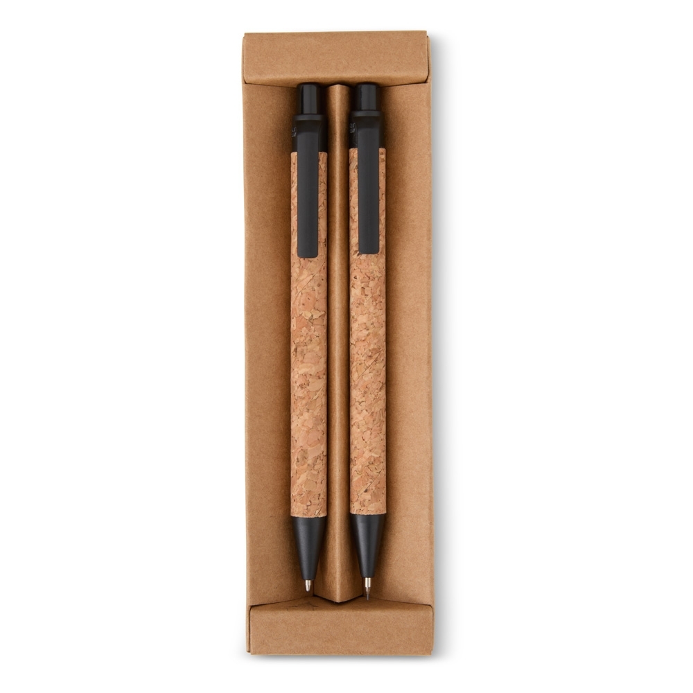 KIT ECOLÓGICO CANETA E LAPISEIRA CORTIÇA - Imagem 2