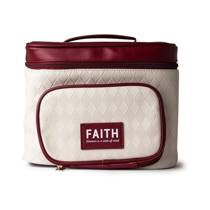 NÉCESSAIRE EM COURO SINTÉTICO