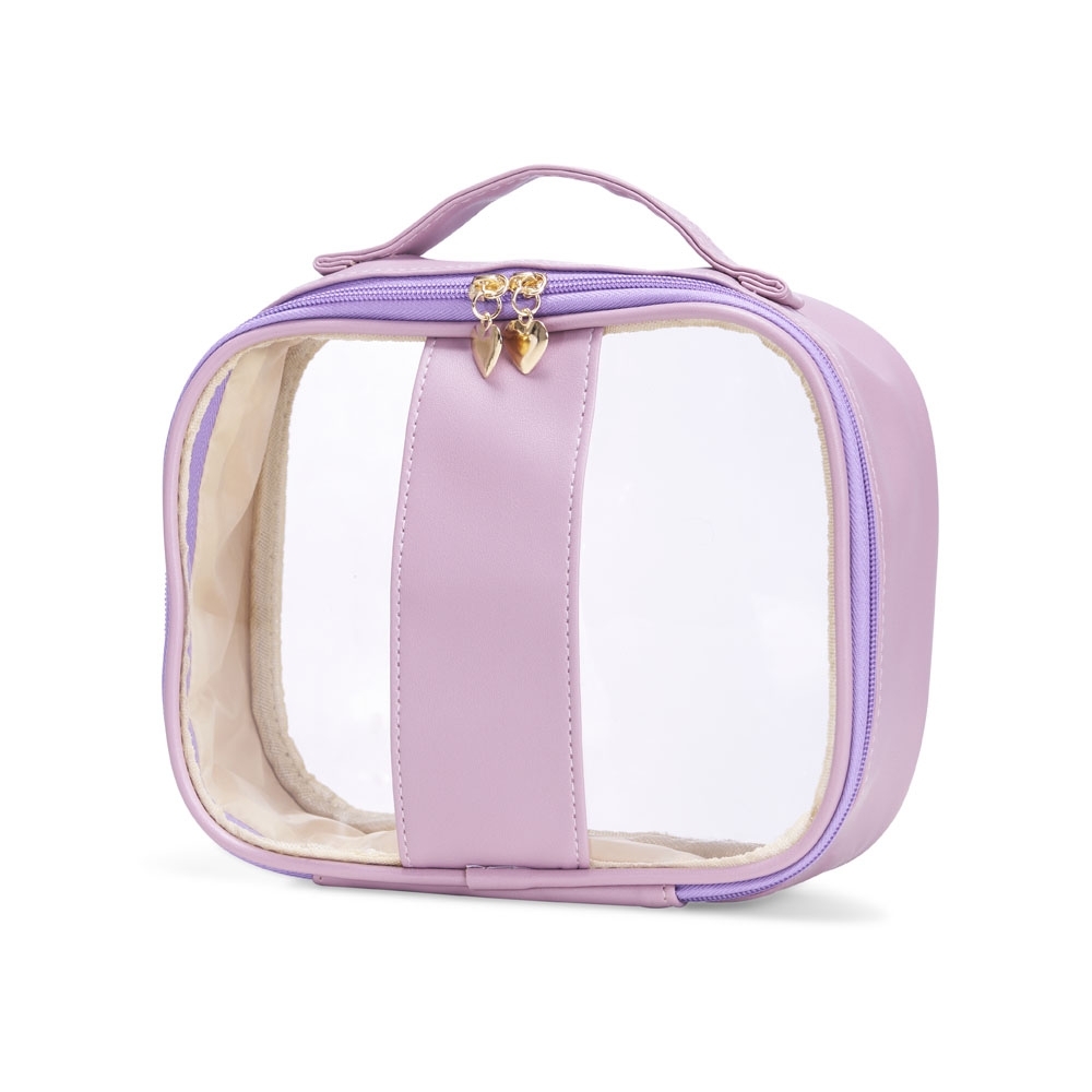 NECESSAIRE EM PVC E PU TAM.M - Imagem 2