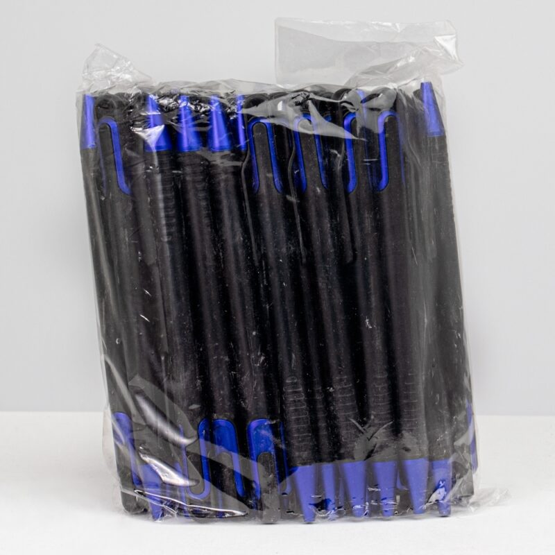 PACOTE COM CANETA PLÁSTICA