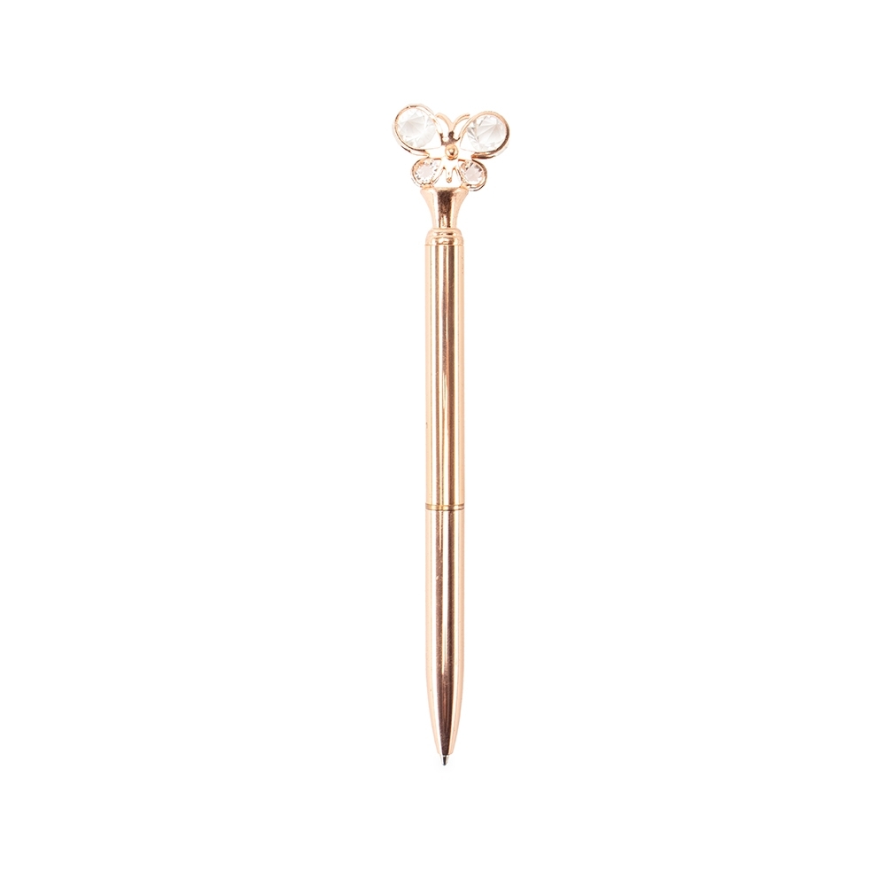 CANETA METAL BORBOLETA - Imagem 2