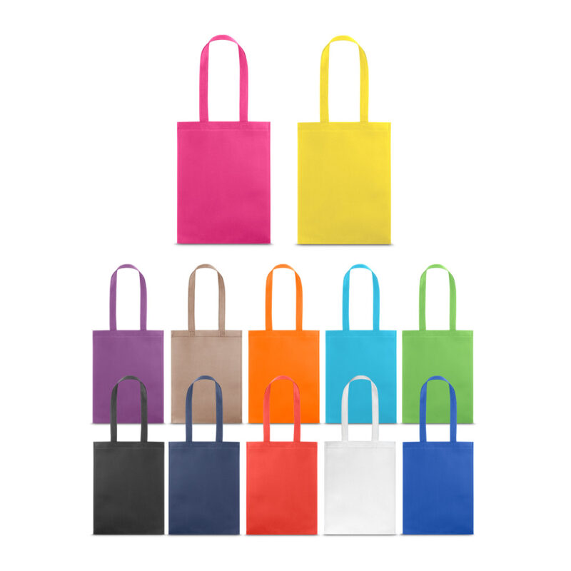Sacola em non-woven (80 g/m²) termo-selado com alças