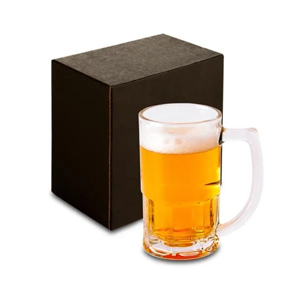 CANECA DE VIDRO PARA CHOPP / CERVEJA - 340 ML