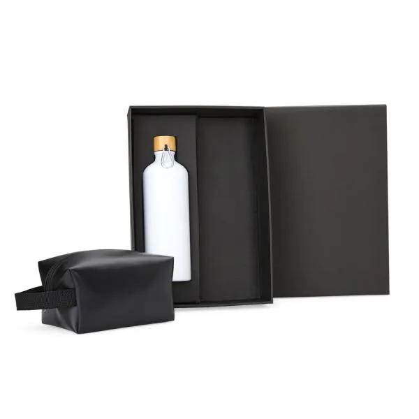 KIT GARRAFA E NECESSAIRE - 2 PÇS