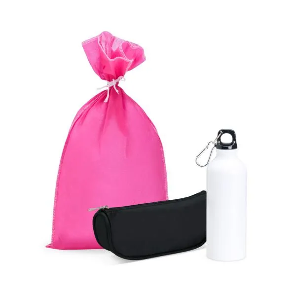 KIT GARRAFA E NECESSAIRE - 2 PÇS