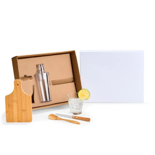KIT PARA CAIPIRINHA COM COQUETELEIRA - 5 PÇS