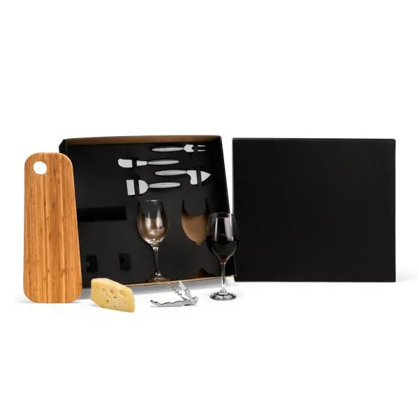 KIT PARA PETISCO E VINHO - 8 PÇS