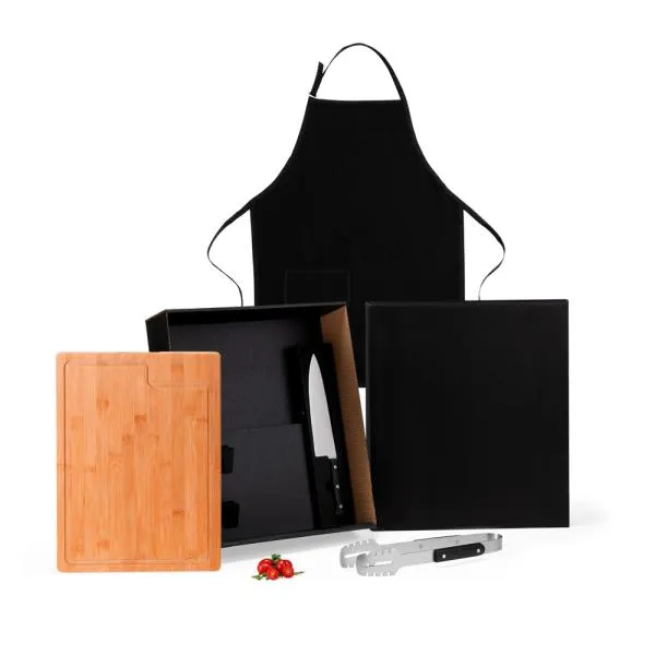 KIT PREMIUM PARA CHURRASCO - 4 PÇS