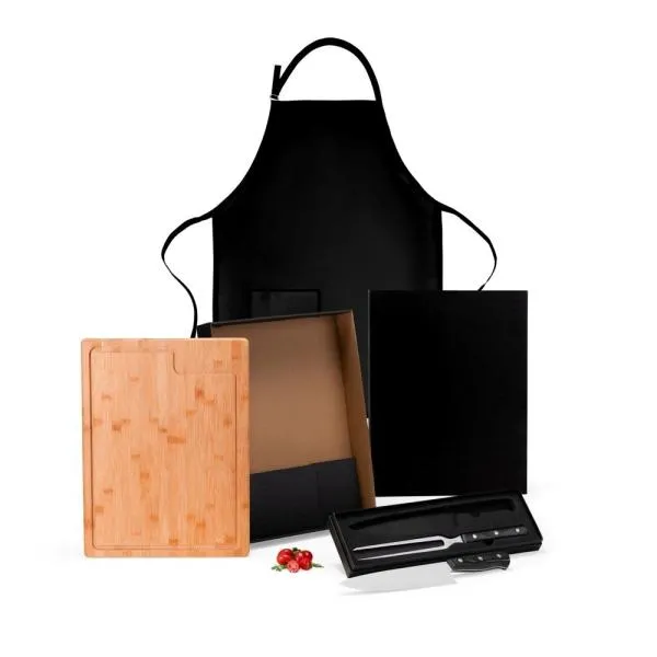 KIT PREMIUM PARA CHURRASCO - 4 PÇS