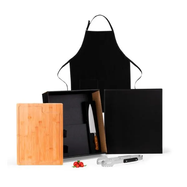 KIT PREMIUM PARA CHURRASCO - 4 PÇS