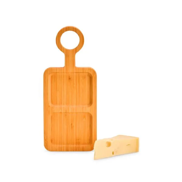 PETIQUEIRA EM BAMBU COM ALÇA - 33X14X2CM