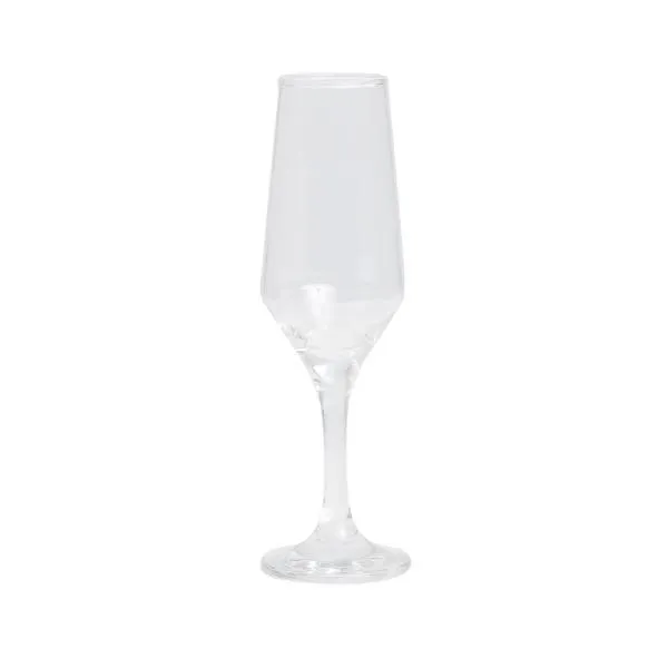 TAÇA DE VIDRO P/ CHAMPAGNE - 186 ML