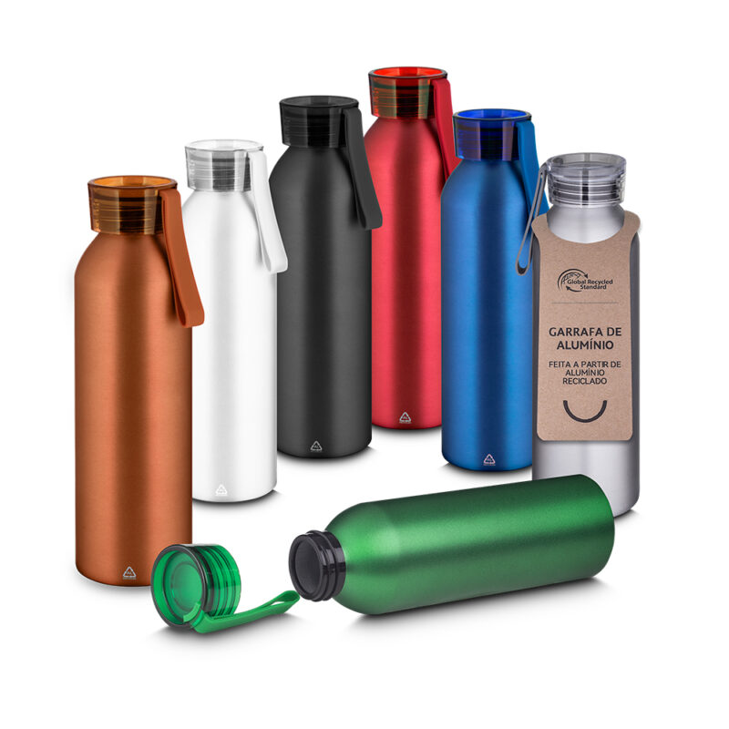 Garrafa em Alumínio Reciclado