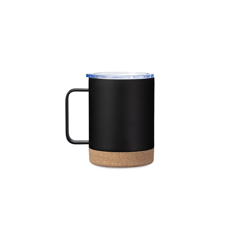 CANECA TÉRMICA COM CORTIÇA DE 400ML