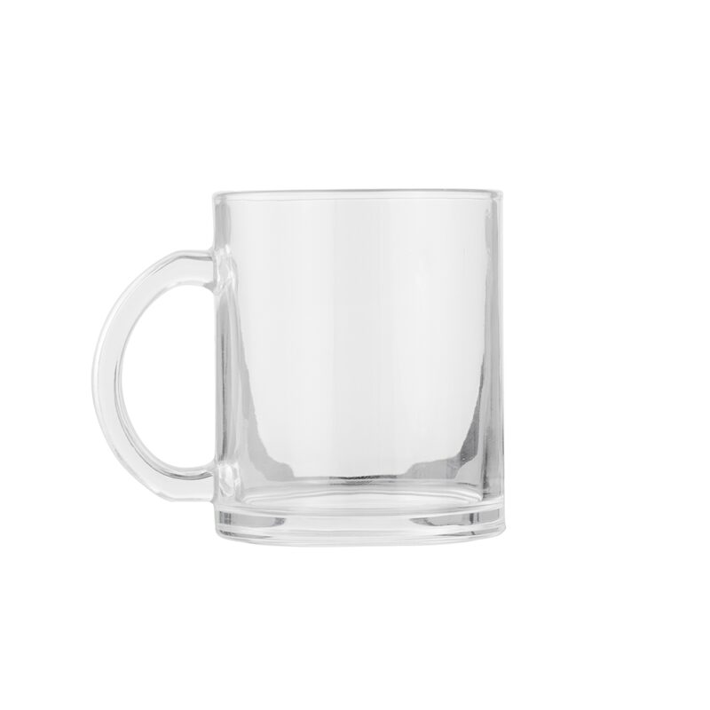 CANECA DE VIDRO TRANSPARENTE