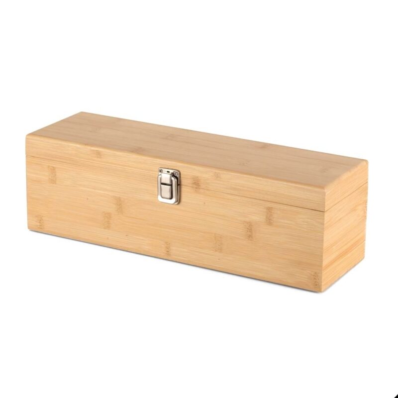 KIT VINHO EM BAMBU 4 PEÇAS