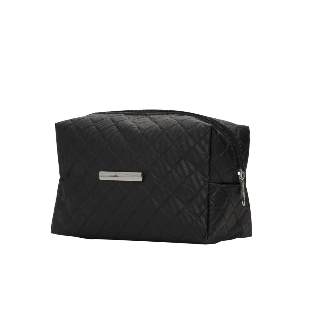 NECESSAIRE PUFF MATELASSÊ C/ DETALHE PRATA - Imagem 4