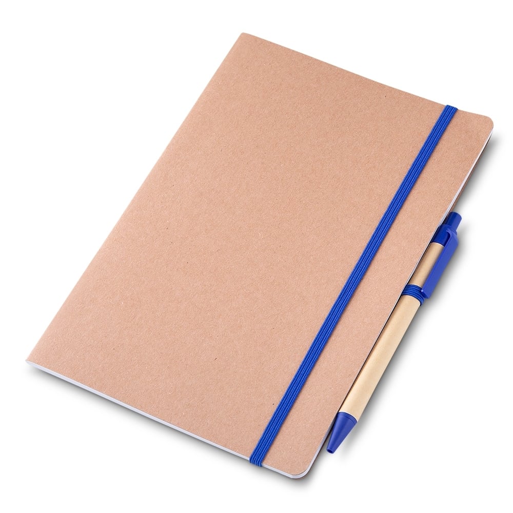 CADERNO P/ ANOT. KRAFT C/ CANETA - Imagem 1