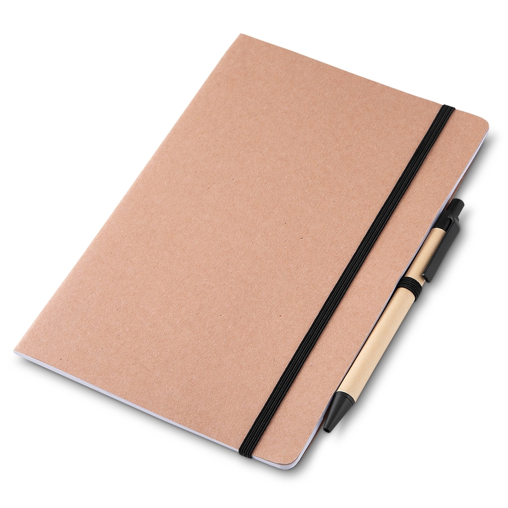 CADERNO P/ ANOT. KRAFT C/ CANETA - Imagem 2