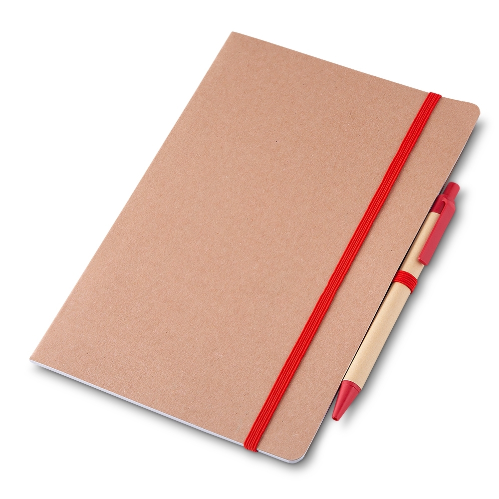 CADERNO P/ ANOT. KRAFT C/ CANETA - Imagem 4