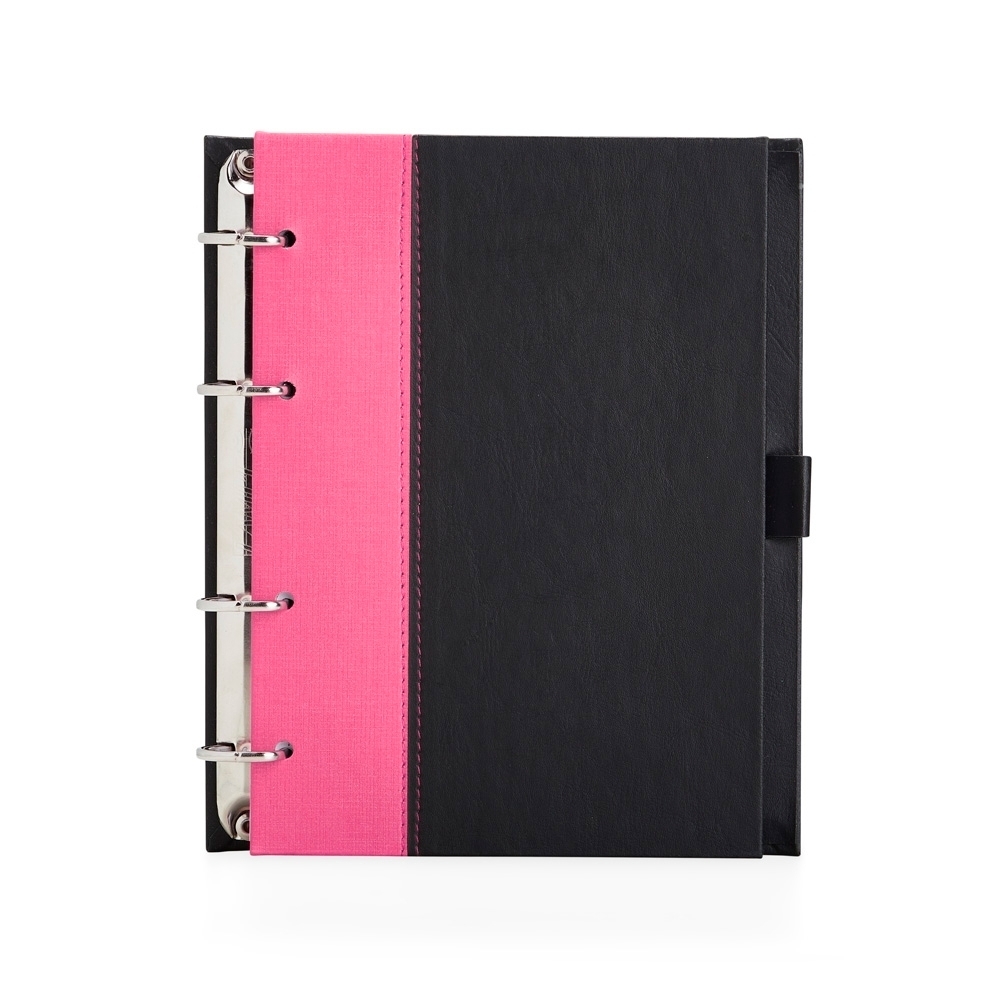 CADERNO FICHÁRIO DE COURO SINTÉTICO - Imagem 2