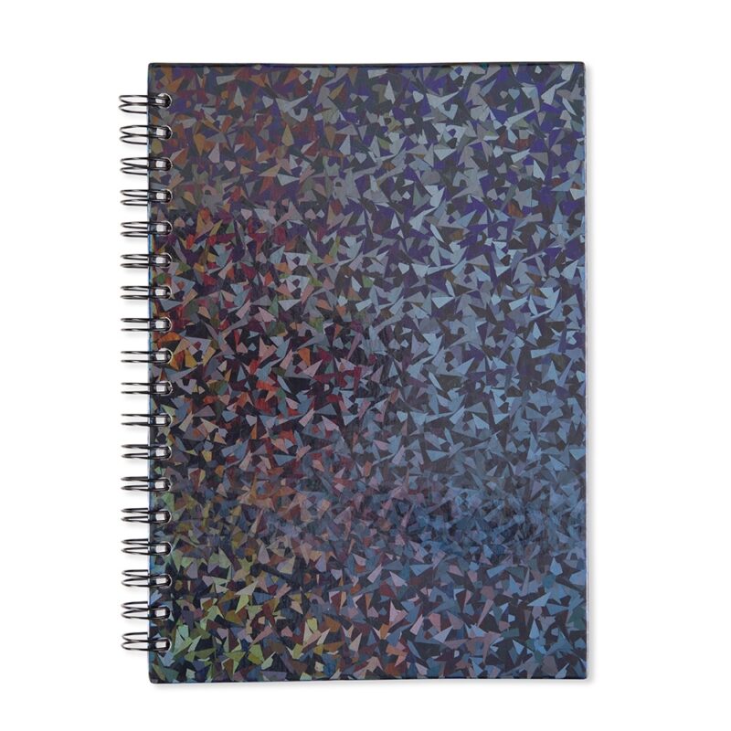 CADERNO HOLOGRÁFICO COM PAUTA