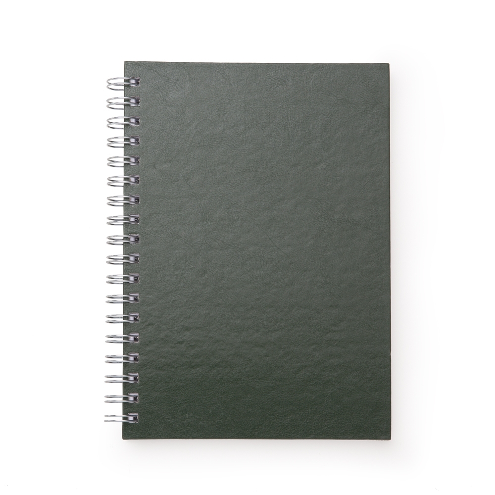 CADERNO C/ CAPA DE COURO SINTÉTICO 17 X 24CM - Imagem 2